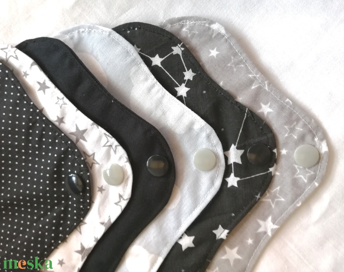 Pamut tisztasági betét szett Csillagok Tánca - szépségápolás - intim higiénia - tisztasági betét - Meska.hu