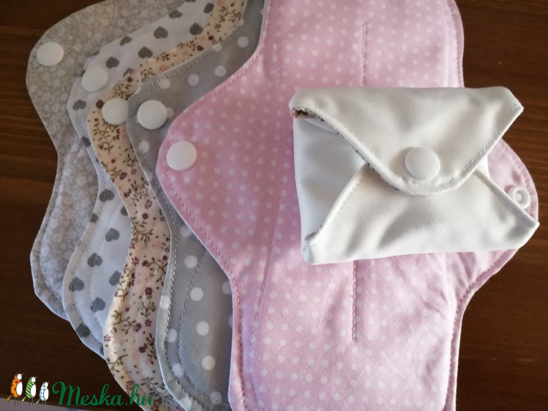 Pamut tisztasági betét szett  - szépségápolás - intim higiénia - tisztasági betét - Meska.hu