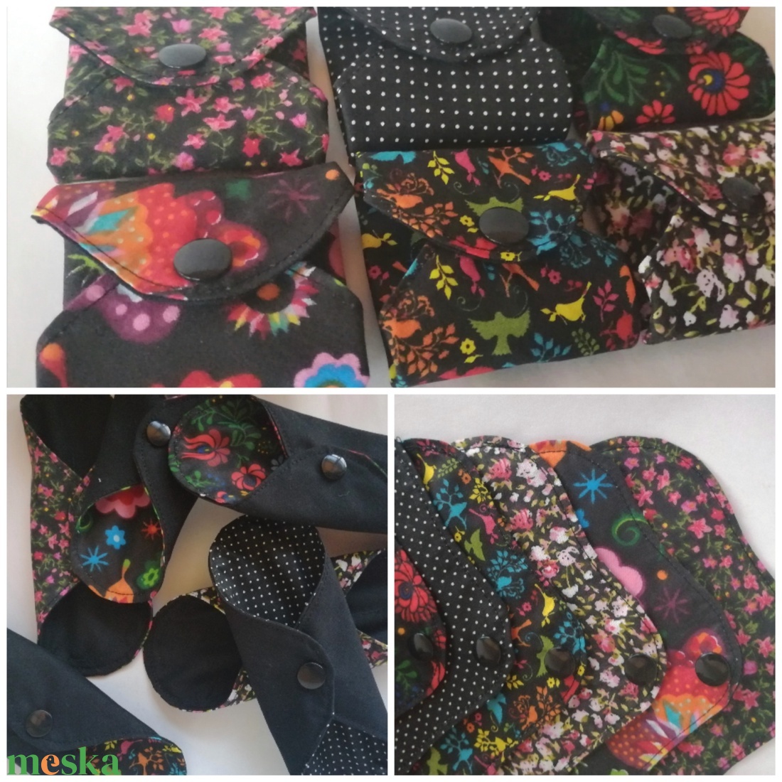 Pamut tisztasági betét szett Éjkirálynő - szépségápolás - intim higiénia - tisztasági betét - Meska.hu