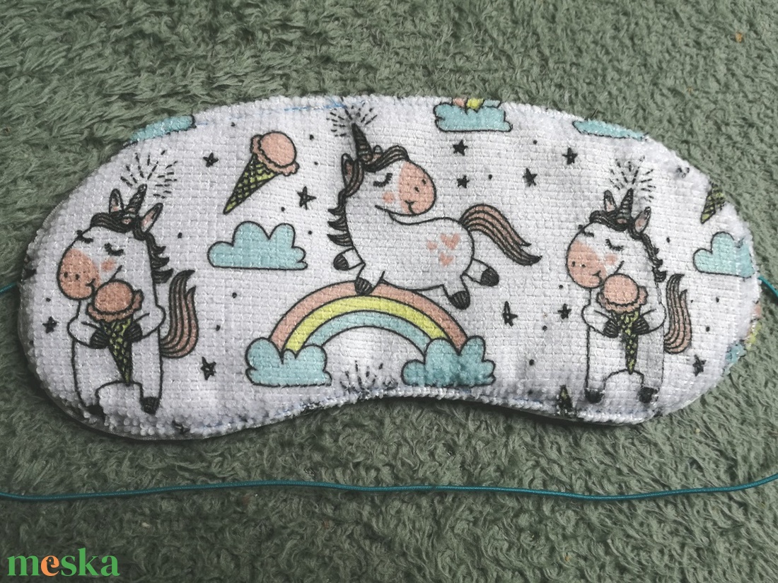 Unikornis szempárna/szemmaszk - szépségápolás - arcápolás - alvómaszk, szemmaszk - Meska.hu