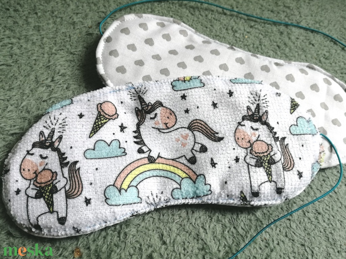 Unikornis szempárna/szemmaszk - szépségápolás - arcápolás - alvómaszk, szemmaszk - Meska.hu