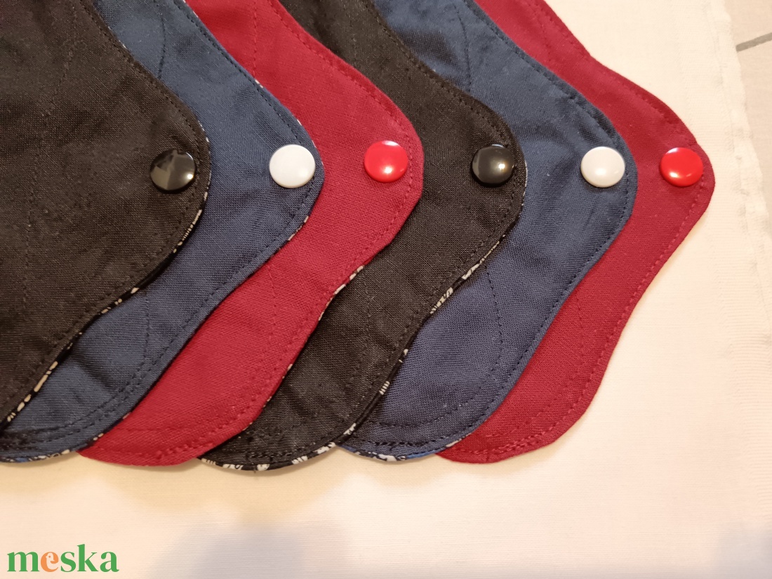 Pamut tisztasági betét szett Éjjeli virágok - szépségápolás - intim higiénia - tisztasági betét - Meska.hu