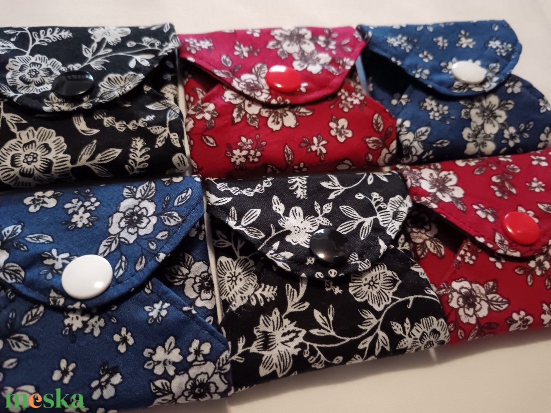 Pamut tisztasági betét szett Éjjeli virágok - szépségápolás - intim higiénia - tisztasági betét - Meska.hu