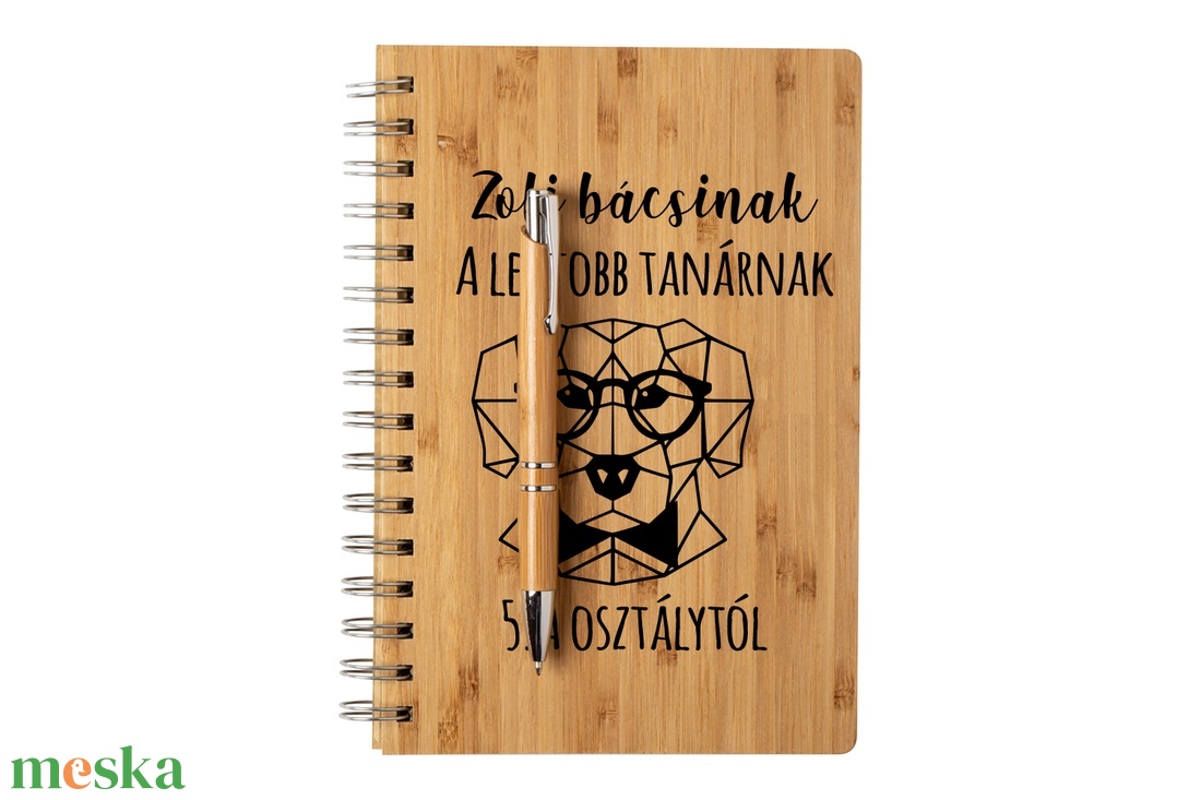 Bambusz füzet tollal díszdobozban - kutyás - otthon & életmód - papír, írószer - jegyzetfüzet & napló - Meska.hu Bambusz füzet tollal díszdobozban - kutyás - otthon & életmód - papír, írószer - jegyzetfüzet & napló - Meska.hu