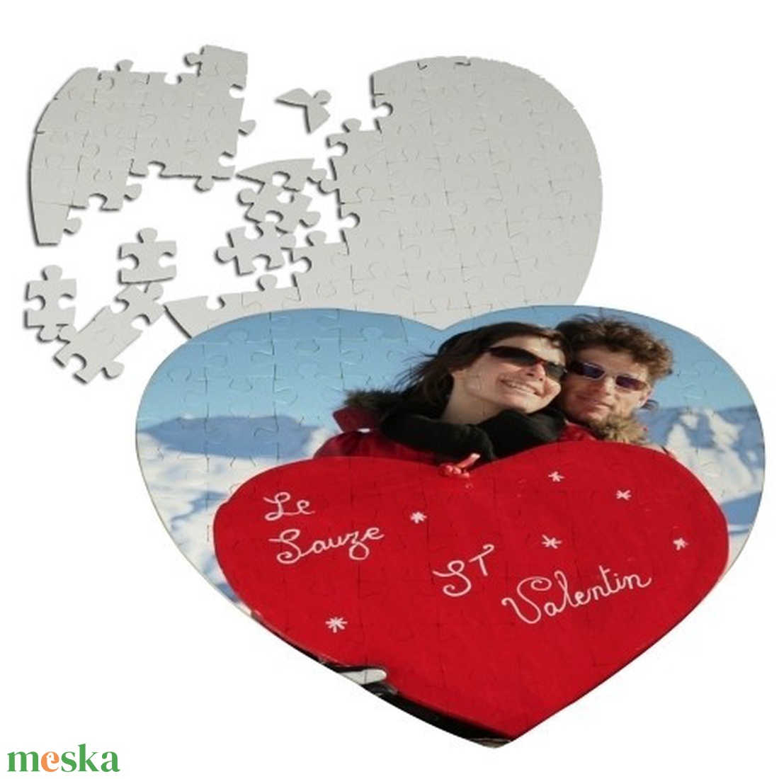 Fényképes szív alakú kirakó. - játék & sport - puzzle - forma puzzle - Meska.hu Fényképes szív alakú kirakó. - játék & sport - puzzle - forma puzzle - Meska.hu