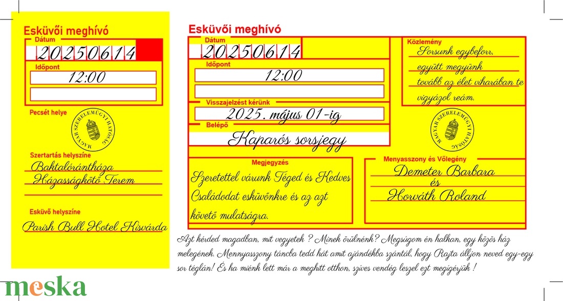 Esküvői meghívó - esküvő - meghívó & kártya - meghívó - Meska.hu Esküvői meghívó - esküvő - meghívó & kártya - meghívó - Meska.hu