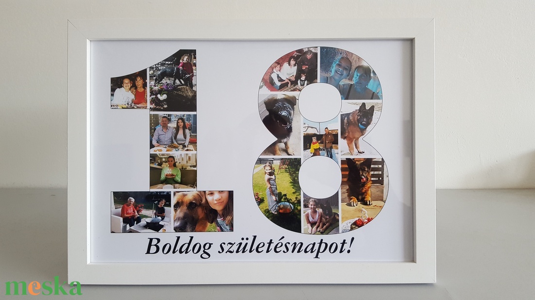 Évszámos kollázs - otthon & életmód - papír, írószer - album & fotóalbum - Meska.hu