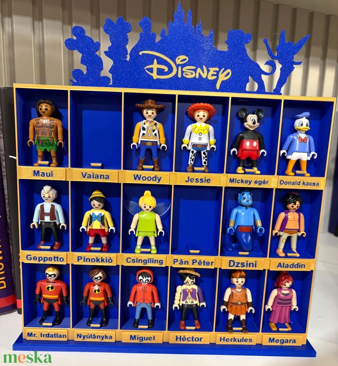 Kinder Disney Playmobil 2026 figura tartó - otthon & életmód - tárolás & rendszerezés - íróasztali tároló - Meska.hu