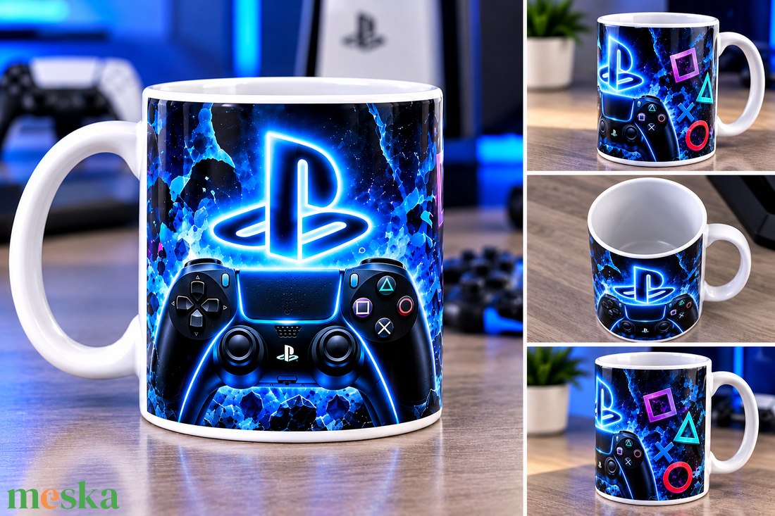 Playstation bögre - otthon & életmód - konyhafelszerelés, tálalás - tálalás - bögre & csésze - Meska.hu