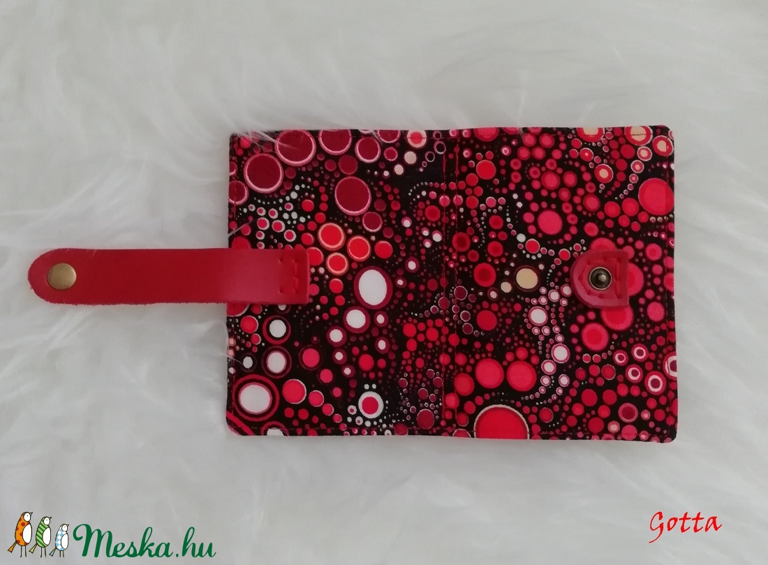 Kártya és igazolvány tartó - Effervescence Red - - Meska.hu Kártya és igazolvány tartó - Effervescence Red - - Meska.hu
