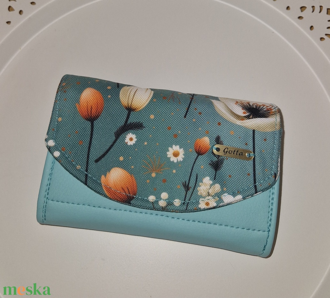 Irattartós pénztárca - M-es méret - táska & tok - pénztárca & más tok - pénztárca - női pénztárca - Meska.hu