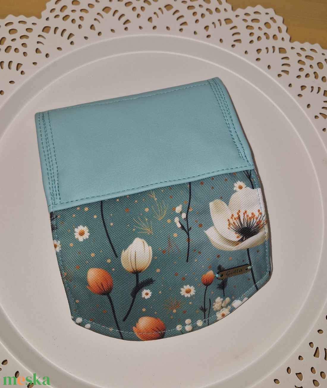 Irattartós pénztárca - M-es méret - táska & tok - pénztárca & más tok - pénztárca - női pénztárca - Meska.hu