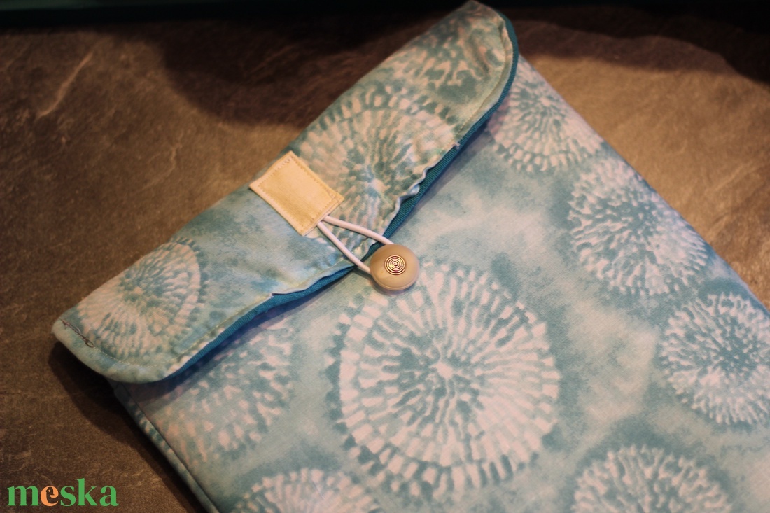 Textil laptoptartó szütyő - táska & tok - laptoptáska, laptop hátizsák - Meska.hu