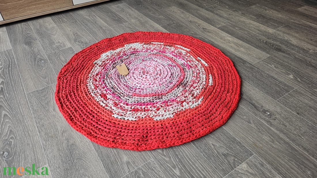 Horgolt színátmenetes szőnyeg  - otthon & életmód - lakástextil - szőnyeg - horgolt szőnyeg - Meska.hu