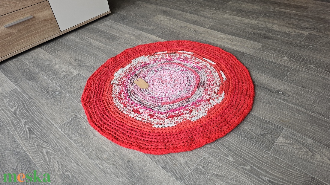 Horgolt színátmenetes szőnyeg  - otthon & életmód - lakástextil - szőnyeg - horgolt szőnyeg - Meska.hu