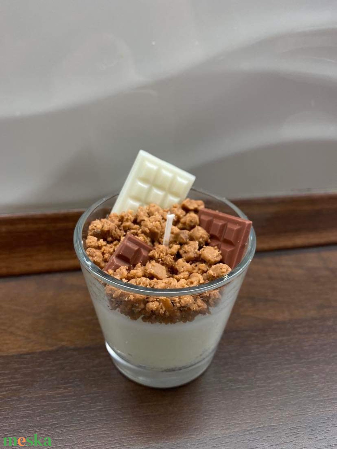 Csoki illatú illat gyertya - otthon & életmód - gyertya, illat, aroma - gyertya - Meska.hu