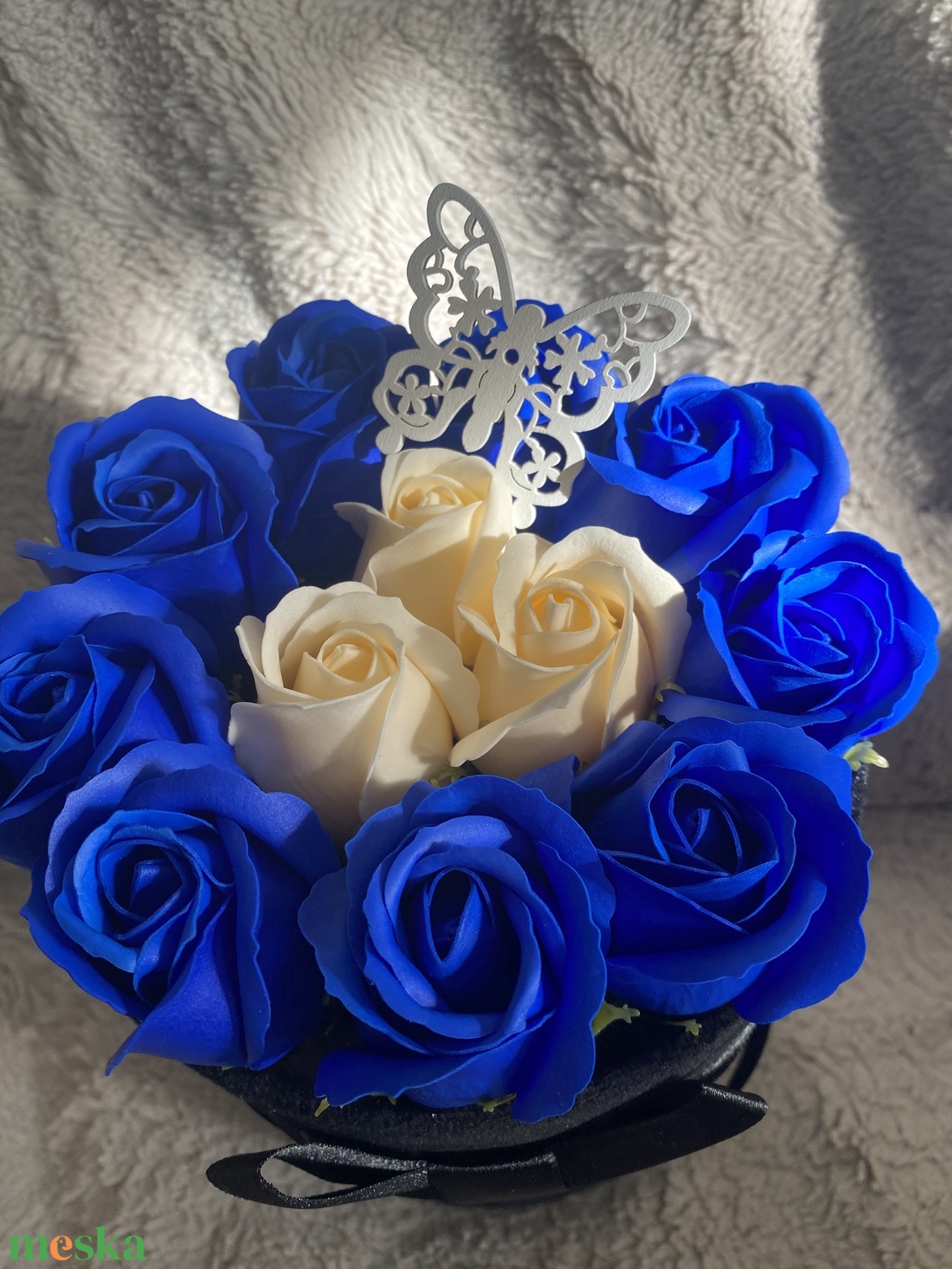 Illatos szappant rózsa box - esküvő - emlék & ajándék - szülőköszöntő ajándék - Meska.hu