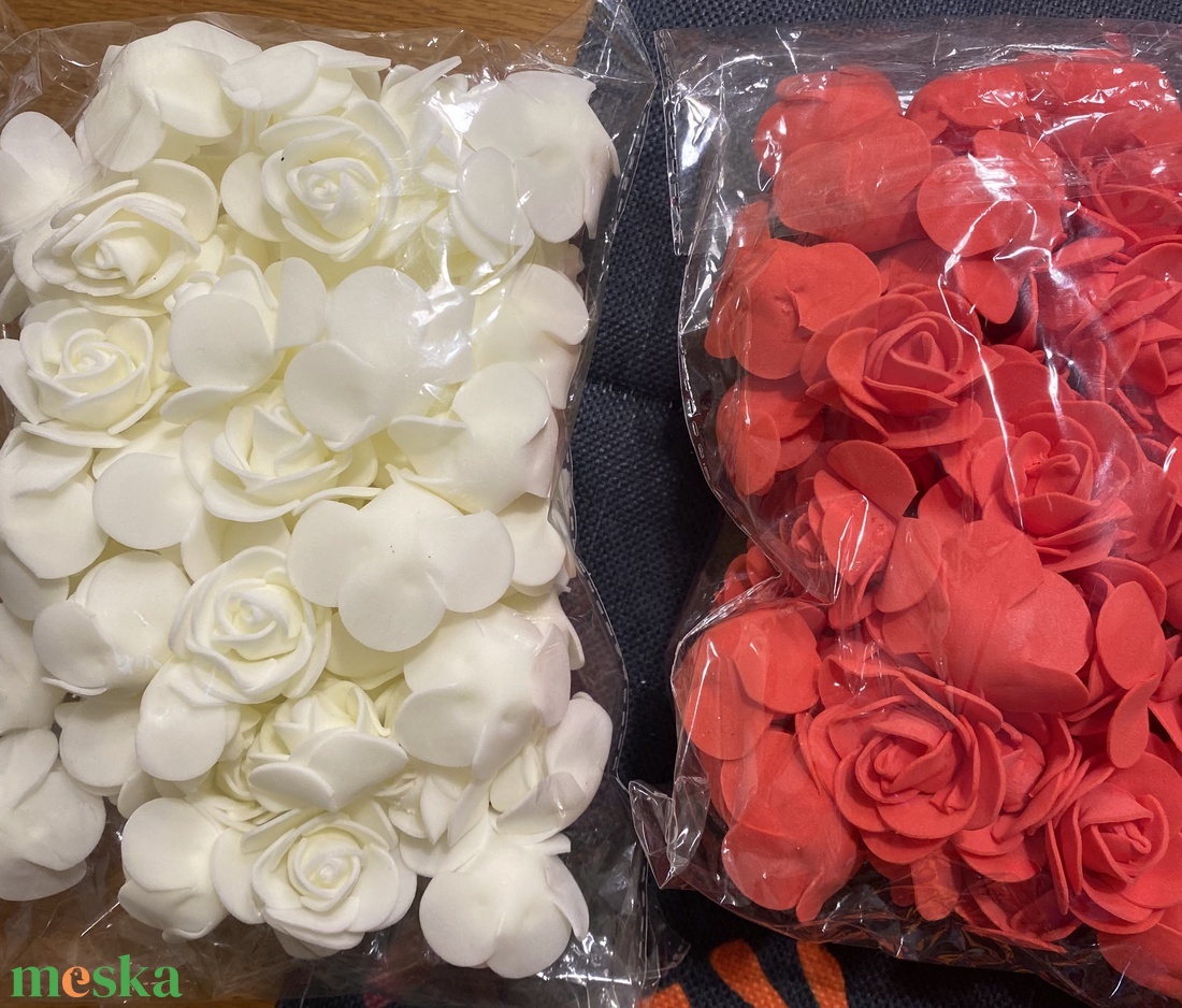 Habrózsa 3cm - esküvő - menyasszonyi- és dobócsokor - Meska.hu