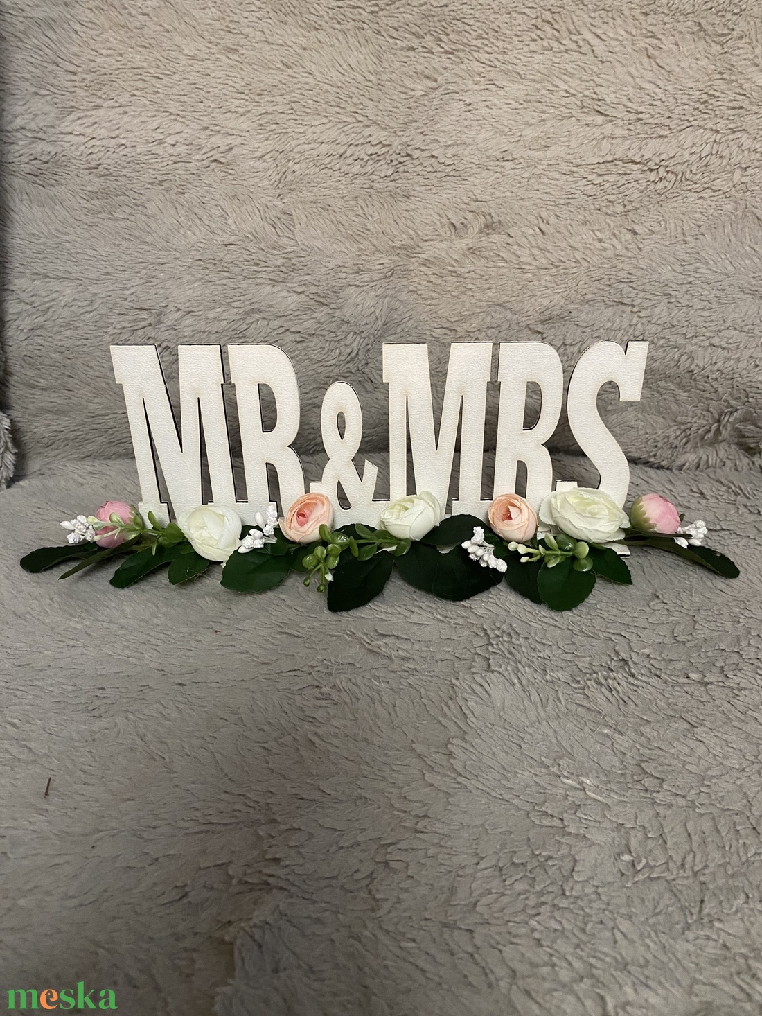 Esküvői asztaldísz mr - esküvő - dekoráció - tábla & jelzés - Meska.hu