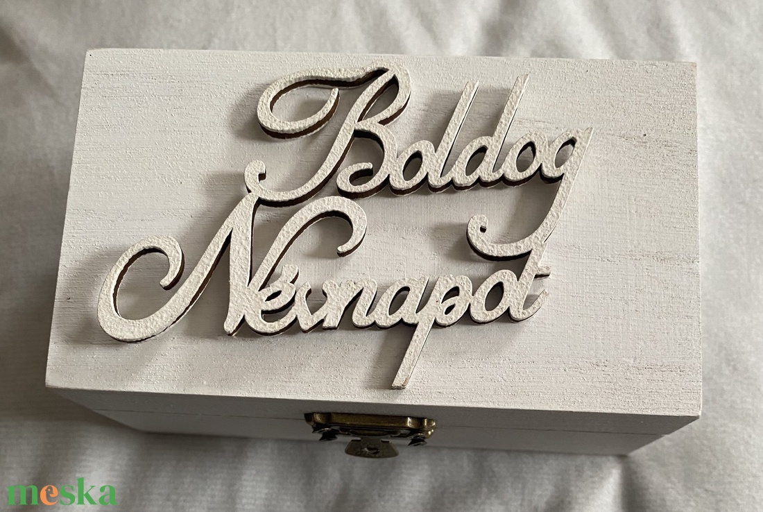 Szappanrózsa doboz felirattal - otthon & életmód - dekoráció - virágdísz és tartó - virágbox, virágdoboz - Meska.hu