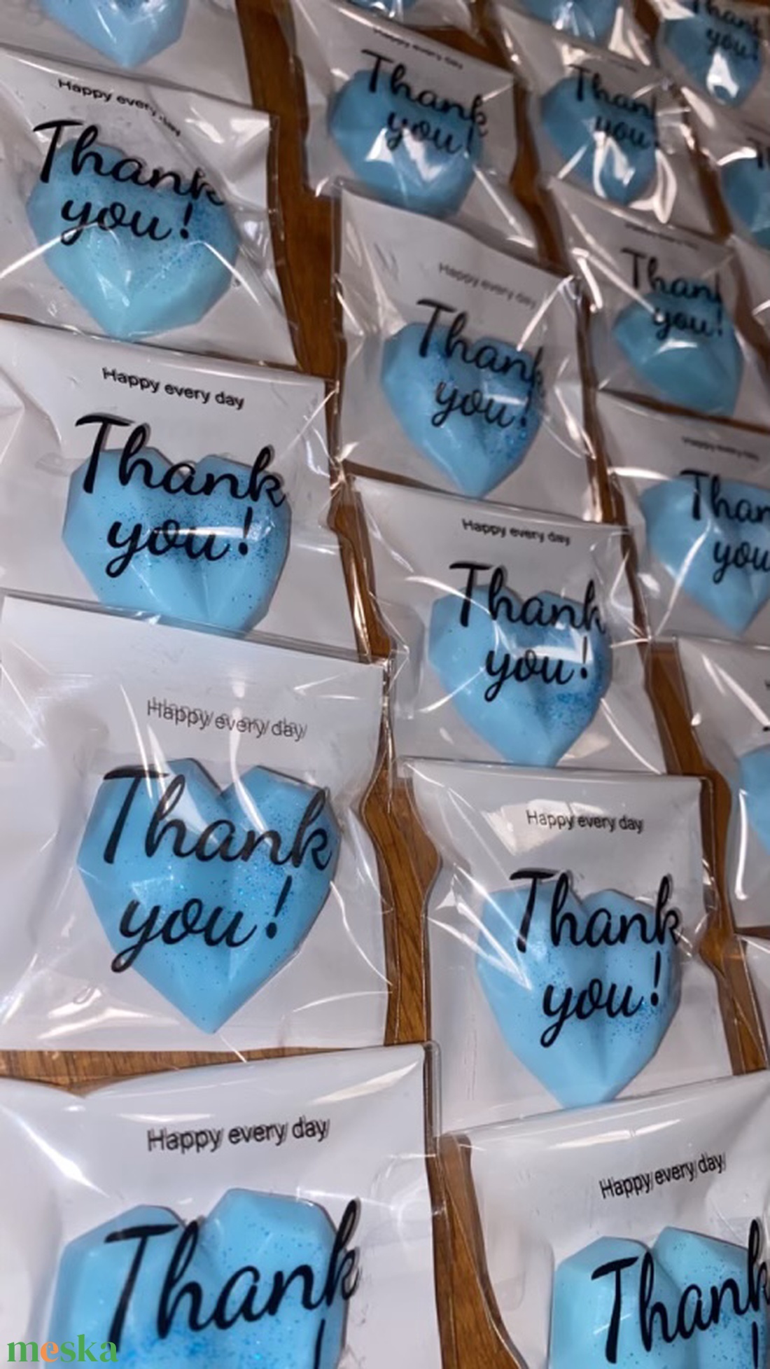 Köszönetajándék gyémánt szív dekorszappan - szépségápolás - szappan & fürdés - kézműves szappan - Meska.hu