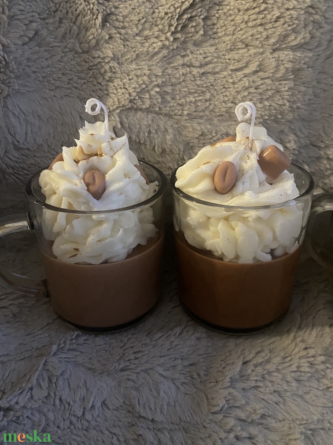 Kávé illatú illatgyertya - otthon & életmód - gyertya, illat, aroma - gyertya - Meska.hu