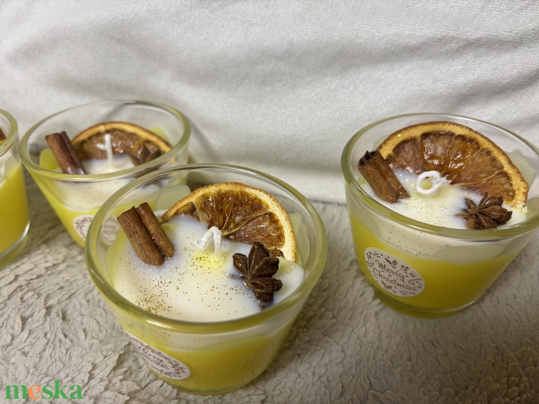 Narancs egyedi illatos gyertya - otthon & életmód - gyertya, illat, aroma - gyertya - Meska.hu