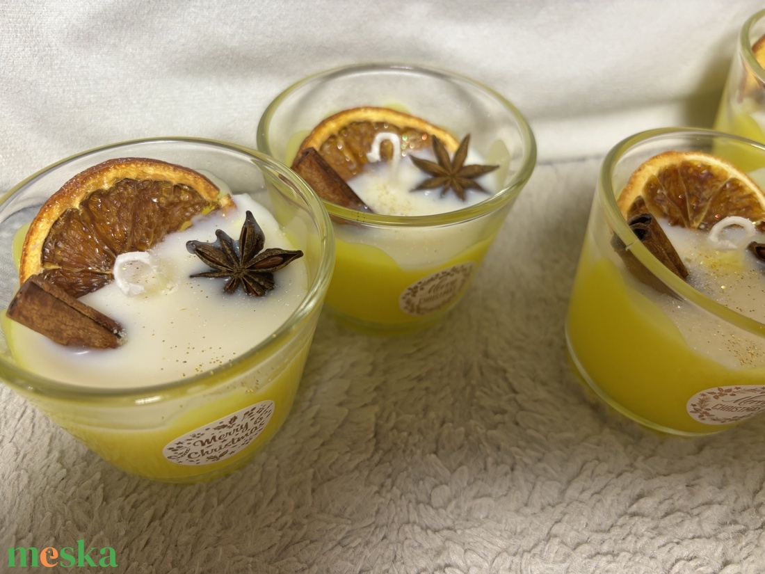 Narancs egyedi illatos gyertya - otthon & életmód - gyertya, illat, aroma - gyertya - Meska.hu