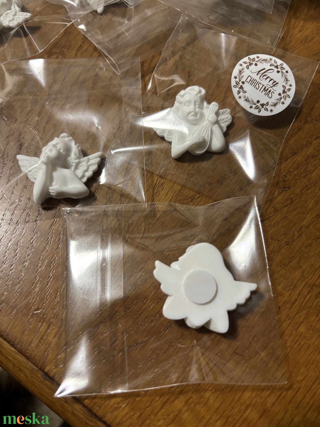 Kerámia Angyalka köszönet ajándéknak is - otthon & életmód - papír, írószer - ajándékozás kellékei - ajándék sorsjegy - Meska.hu