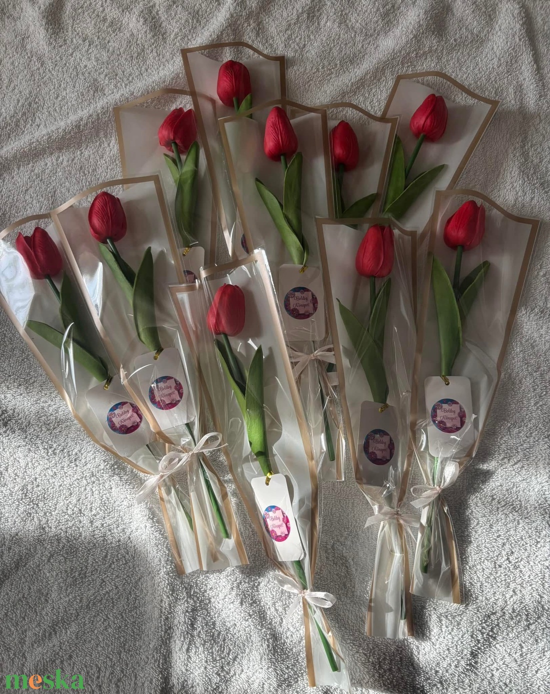 Élethű tulipán nőnapra - otthon & életmód - dekoráció - virágdekoráció - virágok - szálas virág - Meska.hu