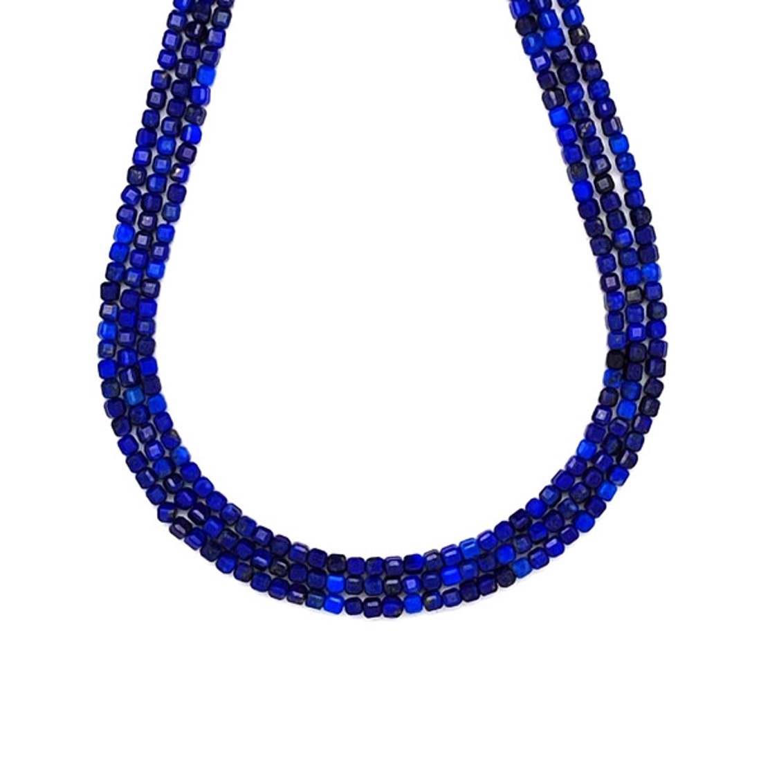 Lapis lazuli fazettált kocka 2-3 mm, 38 cm � ásványfüzér, ékszer alapanyag - kellékek & szerszámok - ásvány alapanyag - ásványfüzér - Meska.hu