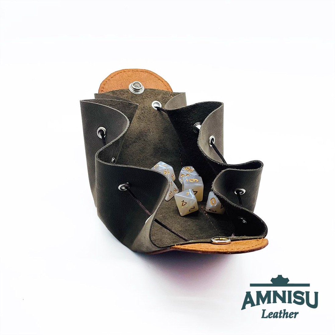 Konyakbarna - keki bőr 2in1 szütyő és kockatálca M9021-7002 - játék & sport - szerepjáték - Meska.hu