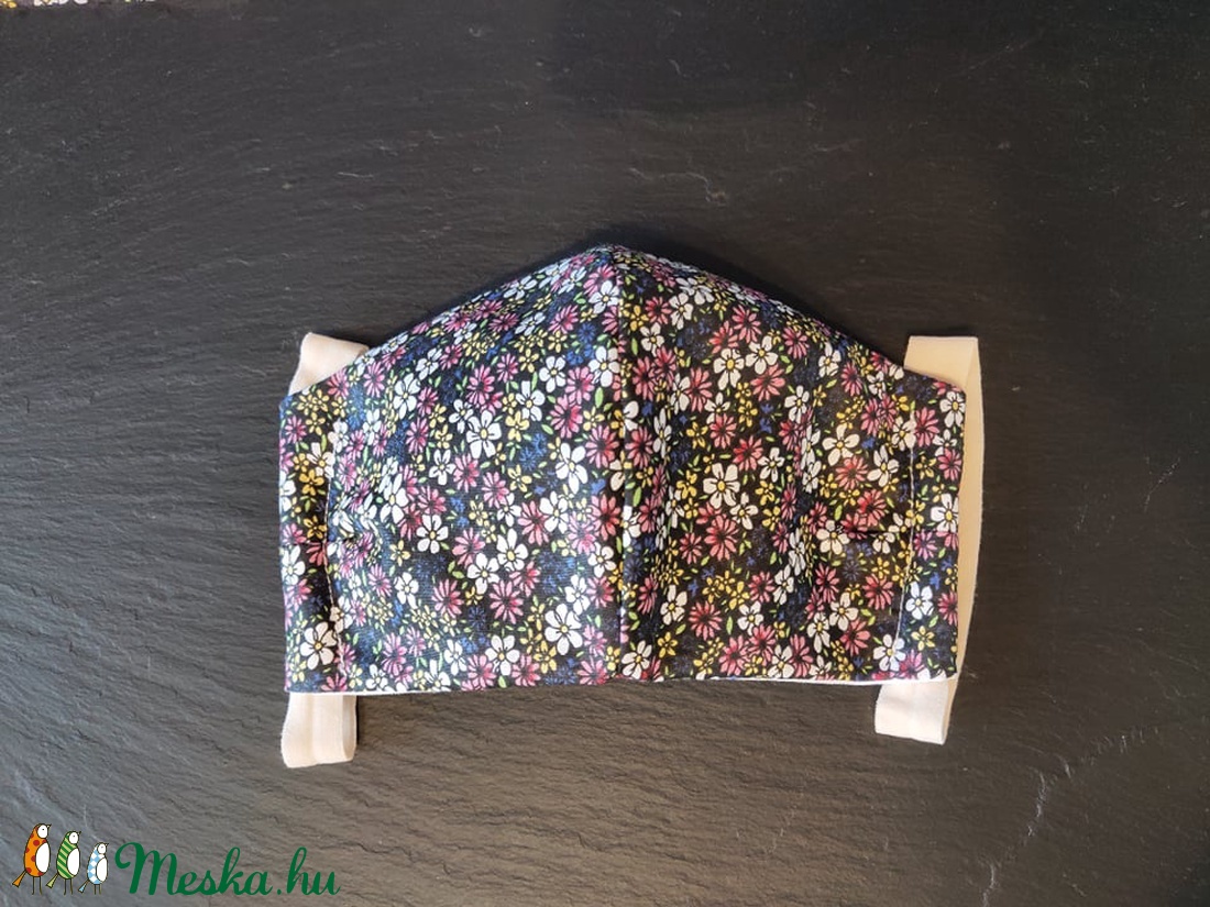 Egyedi szájmaszk / 2 db  Textil szájmaszk  Pamutvászon szájmaszk  Mosható szájmaszk - női - női - Meska.hu