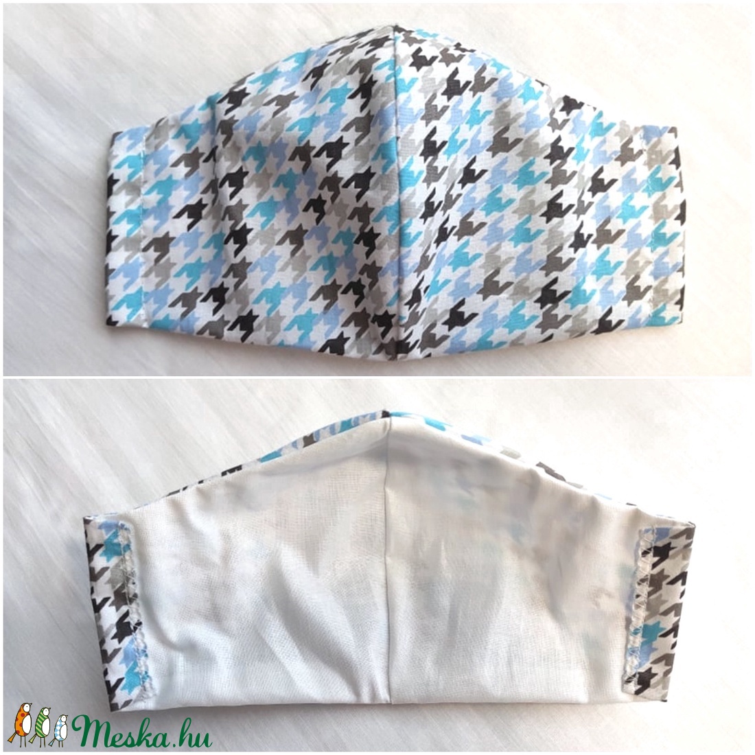 Egyedi szájmaszk  / 2 db  Textil szájmaszk  Pamutvászon szájmaszk  Mosható szájmaszk - női - női - Meska.hu