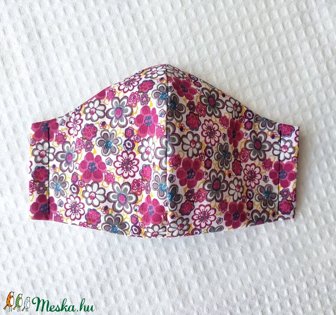 Egyedi szájmaszk  Textil szájmaszk  Pamutvászon szájmaszk  Mosható szájmaszk - női - női - Meska.hu