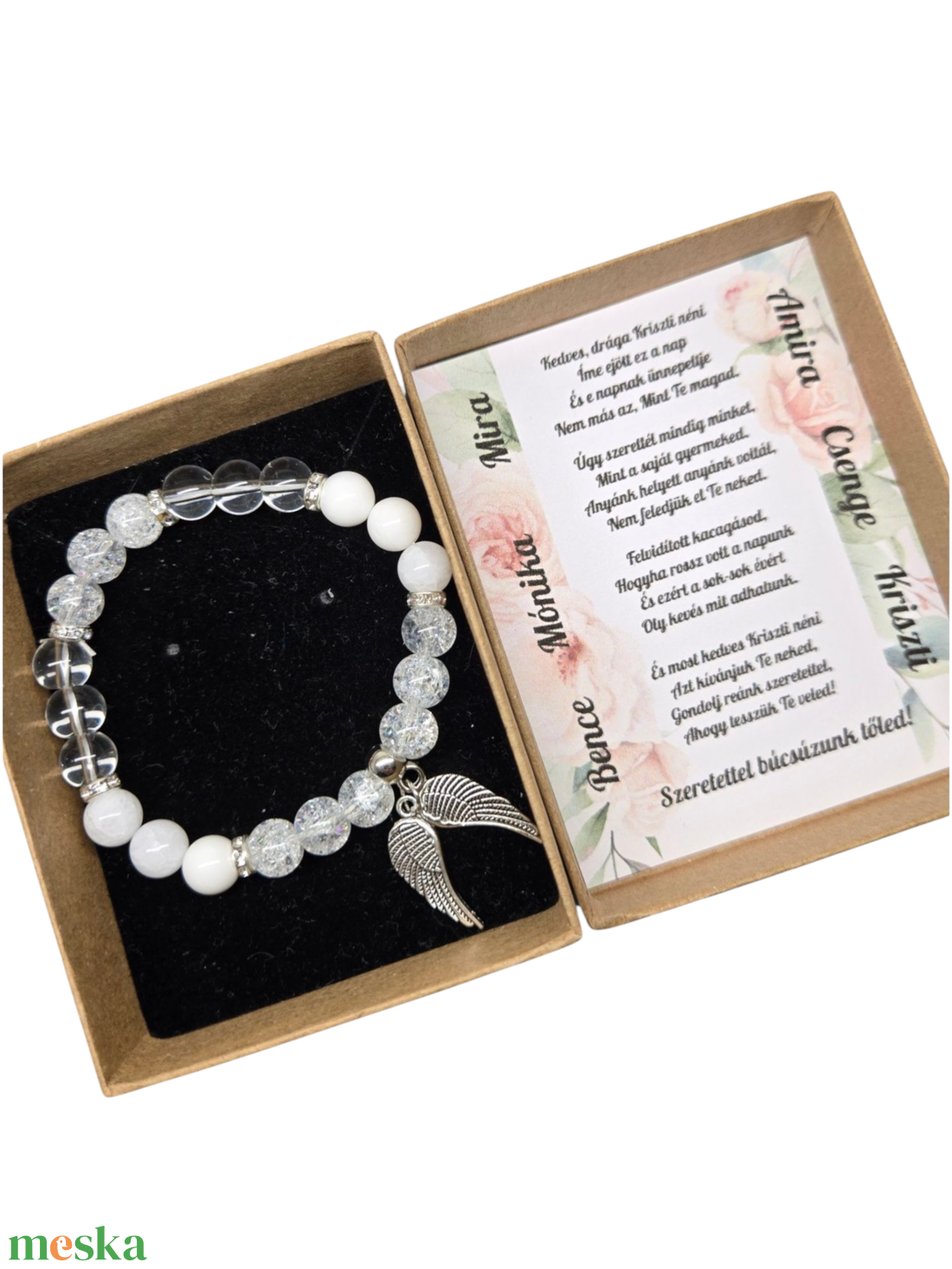 Ballagási ásvány karkötők óvó néniknek, bölcsis néniknek és tanároknak - ékszer - karkötő - ásványkarkötő - Meska.hu