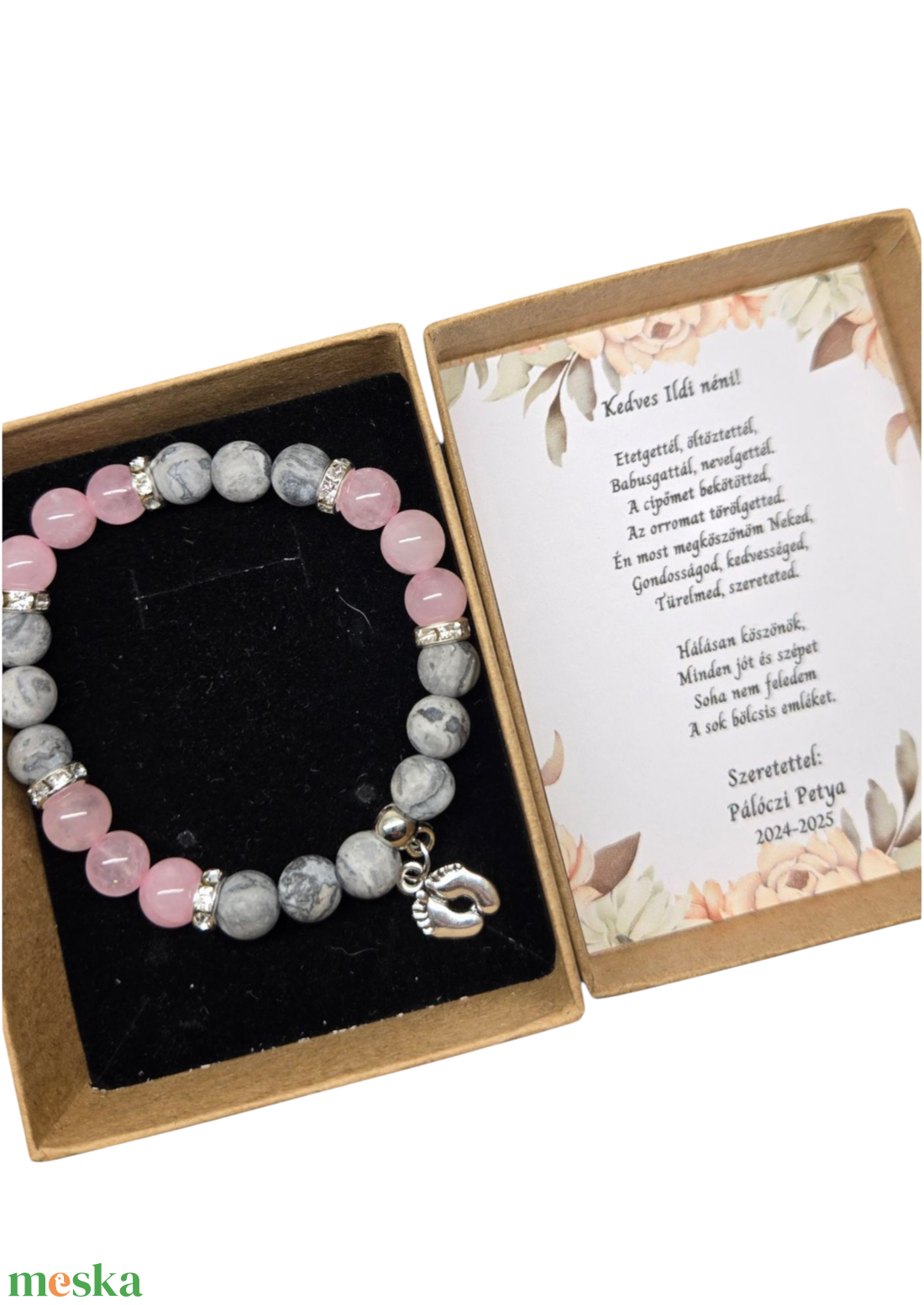 Ballagási ásvány karkötők óvó néniknek, bölcsis néniknek és tanároknak - ékszer - karkötő - ásványkarkötő - Meska.hu