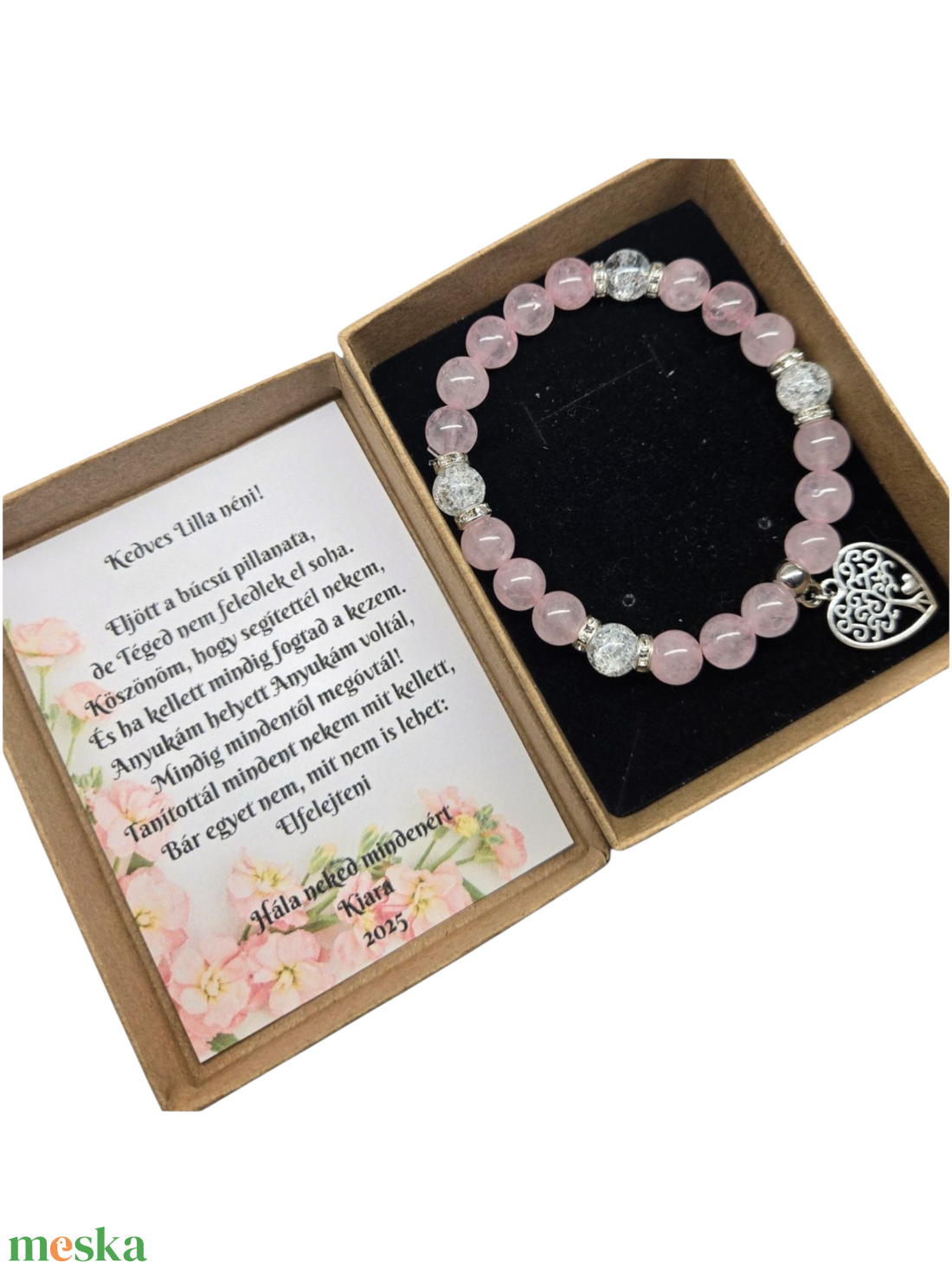 Ballagási ásvány karkötők óvó néniknek, bölcsis néniknek és tanároknak - ékszer - karkötő - ásványkarkötő - Meska.hu