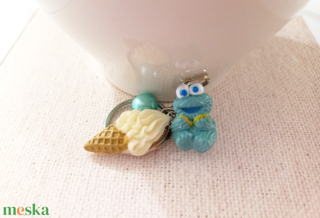 sütiszörny, cookie monster kucstartó - táska & tok - kulcstartó & táskadísz - kulcstartó - Meska.hu sütiszörny, cookie monster kucstartó - táska & tok - kulcstartó & táskadísz - kulcstartó - Meska.hu