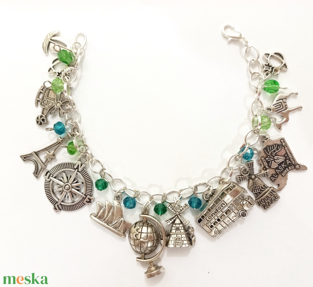világjáró karkötő, utazás - ékszer - karkötő - charm karkötő - Meska.hu világjáró karkötő, utazás - ékszer - karkötő - charm karkötő - Meska.hu