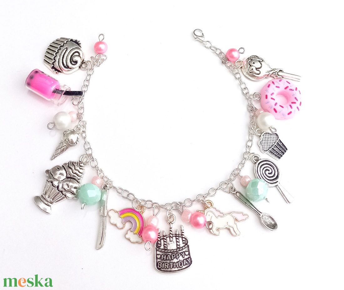 Szülinapi party karkötő - ékszer - karkötő - charm karkötő - Meska.hu Szülinapi party karkötő - ékszer - karkötő - charm karkötő - Meska.hu