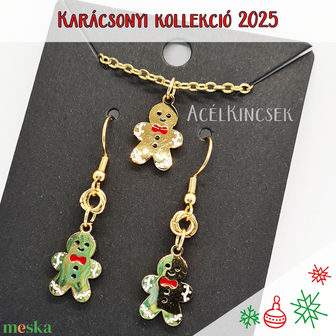Mézeskalács Mézi Ékszerszett - ékszer - ékszerszett - Meska.hu