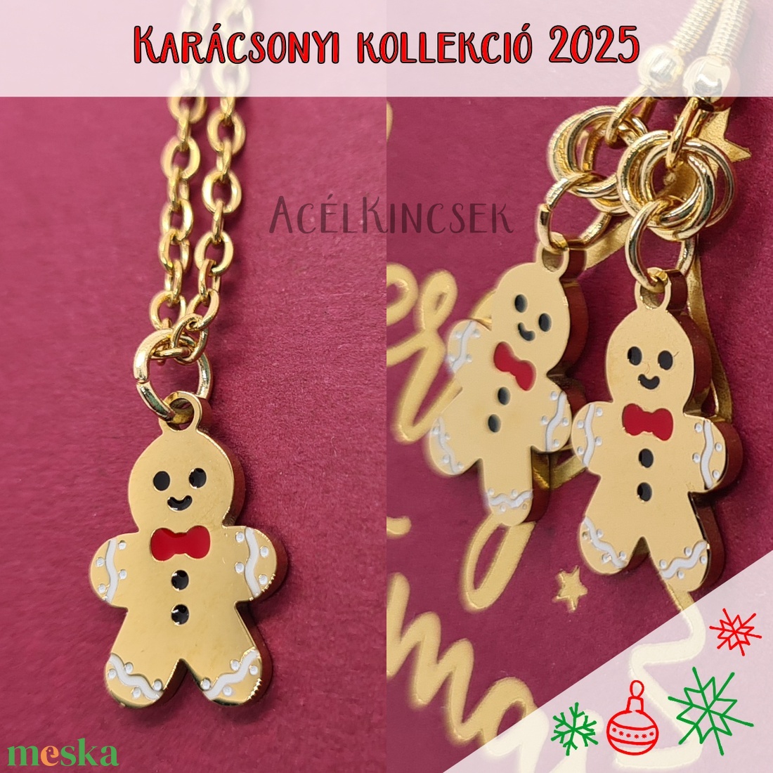 Mézeskalács Mézi Ékszerszett - ékszer - ékszerszett - Meska.hu