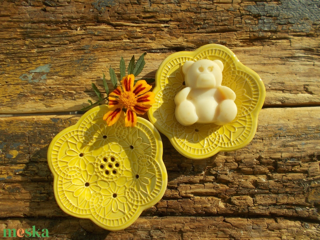 2 db Tenyérnyi szappantartó - otthon & életmód - fürdőszoba - szappantartó - Meska.hu