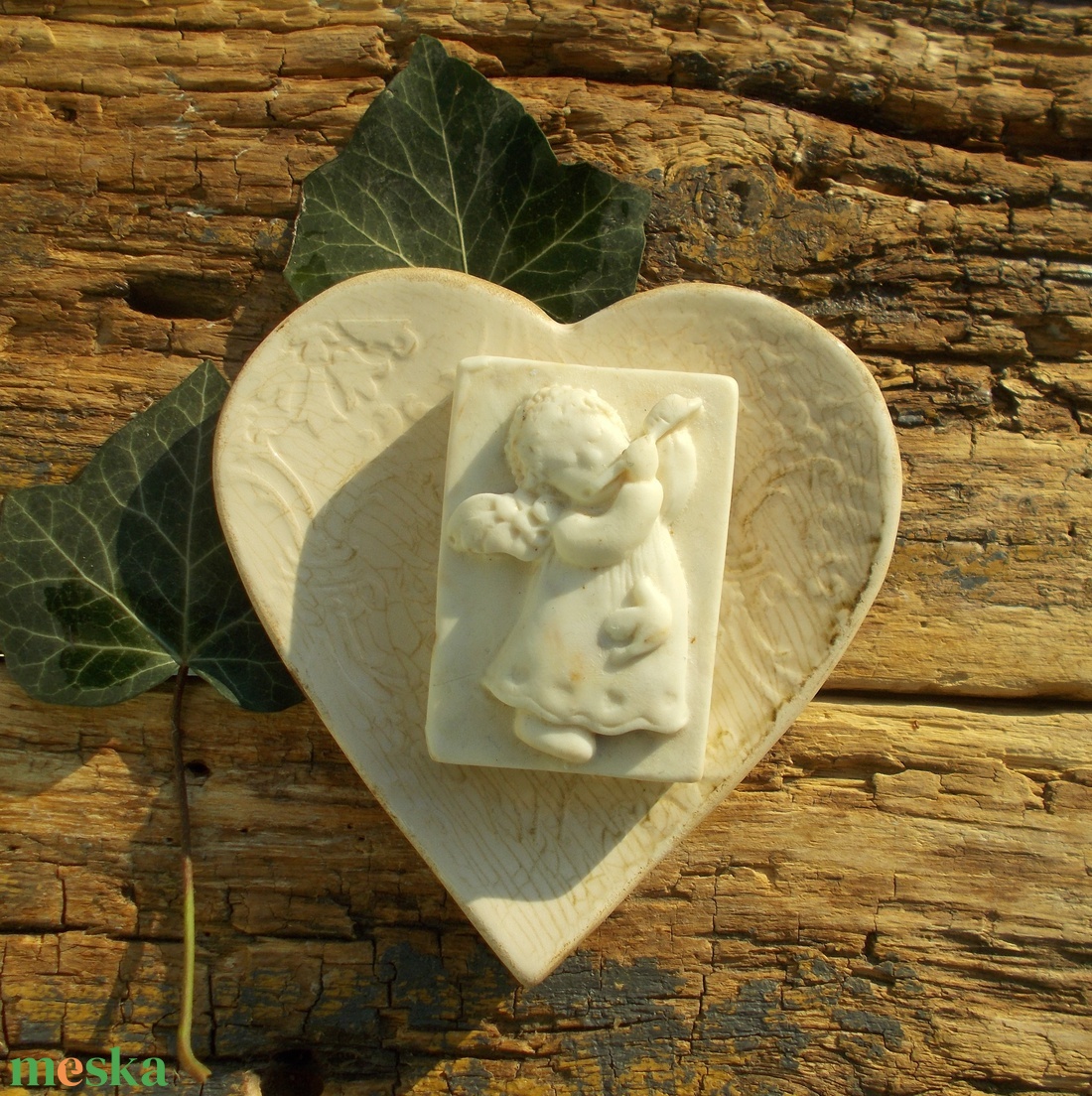 Csipkés szappantartó - otthon & életmód - fürdőszoba - szappantartó - Meska.hu