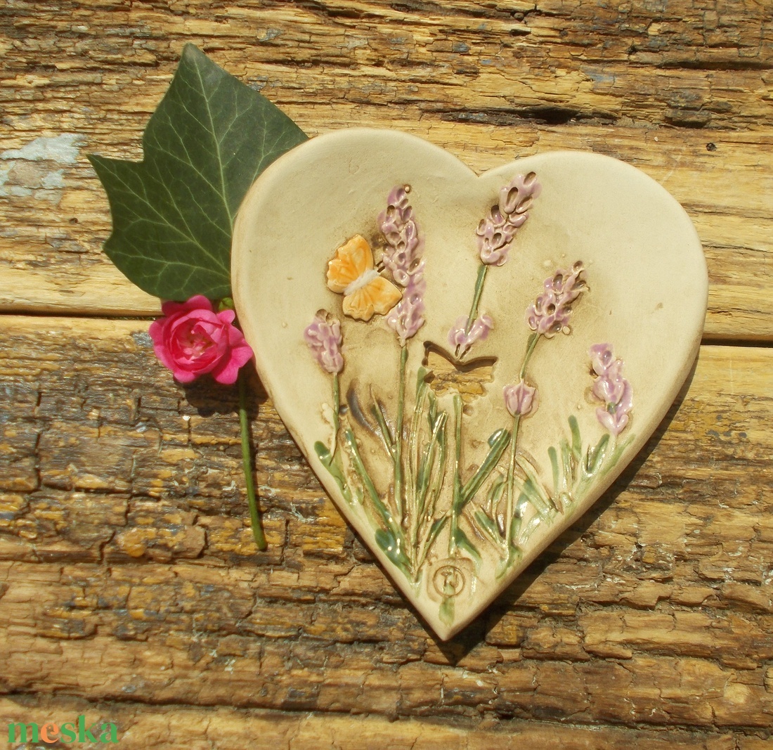  Levendulás szappantartó - otthon & életmód - fürdőszoba - szappantartó - Meska.hu