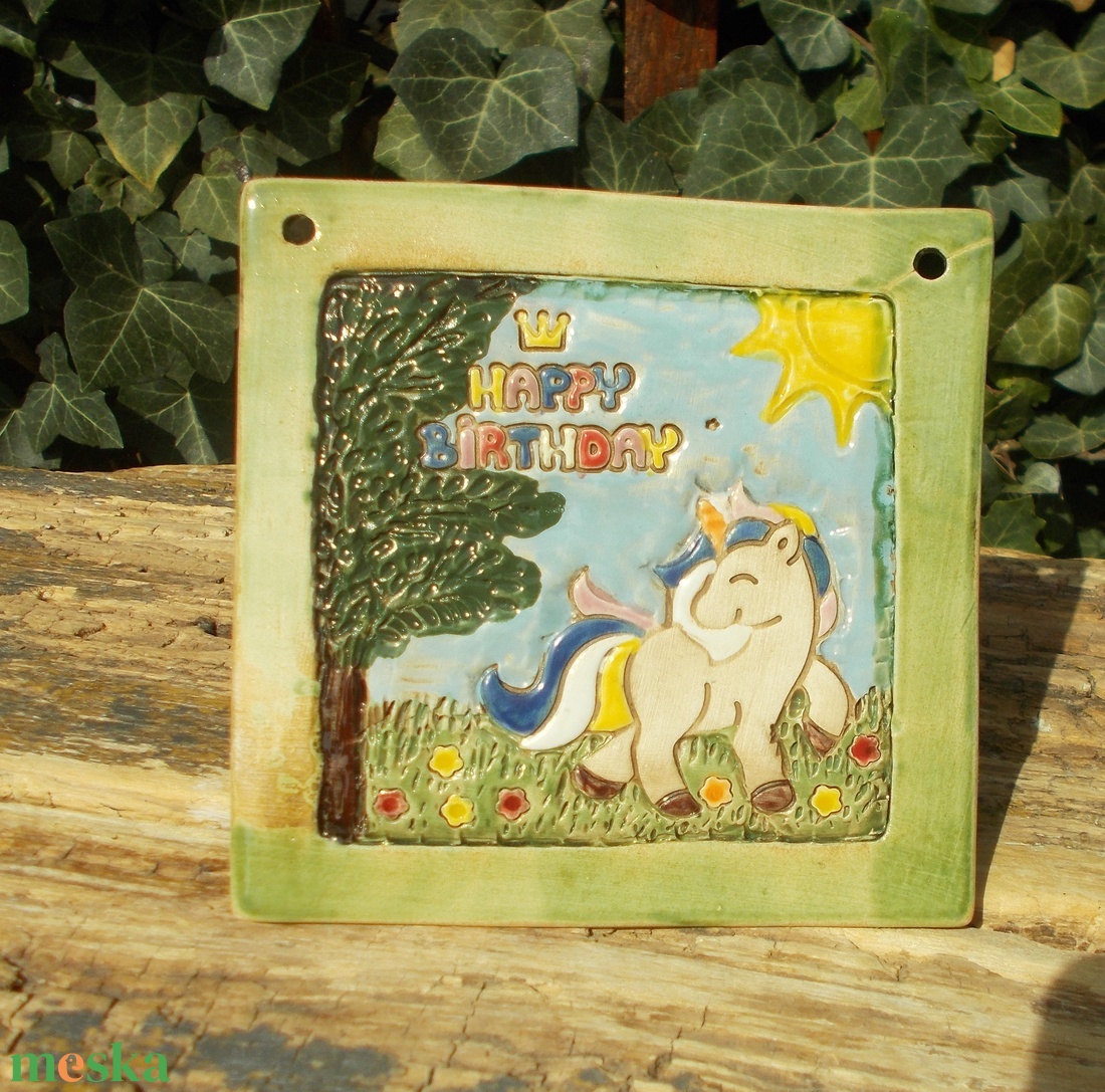 Boldog születésnapot , falikép - otthon & életmód - dekoráció - kép & falikép - táblakép - Meska.hu