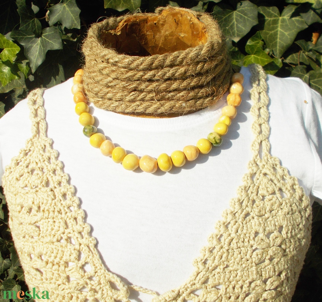 Mert az élet szép... - ékszer - nyaklánc - hosszú nyaklánc - Meska.hu