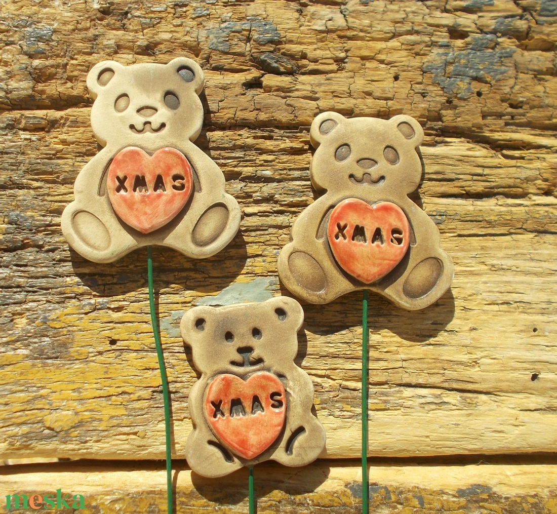 Macik - karácsony - karácsonyi lakásdekoráció - karácsonyfadíszek - Meska.hu