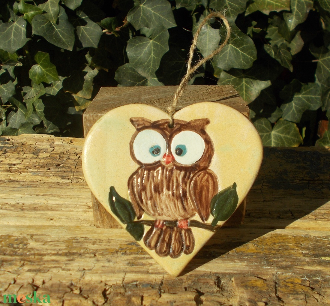 Baglyos falikép - otthon & életmód - dekoráció - kép & falikép - táblakép - Meska.hu